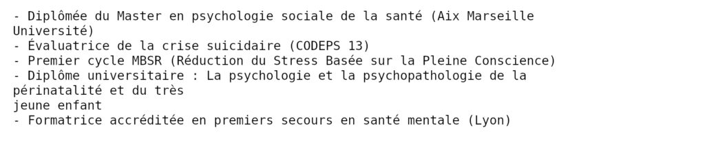 diplômes lucie